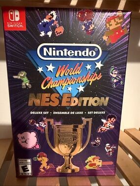 Nintendo World Championships NES Edition - Gold & Purple. Sealed package.